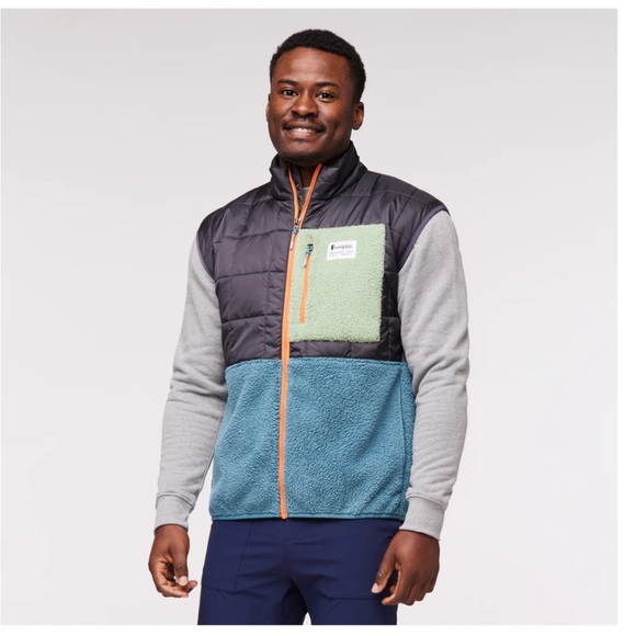 Cotopaxi Men's Medium Trico Hybrid Vest Blue Grey NWT Insulated Synthetic - Picture 2 of 7